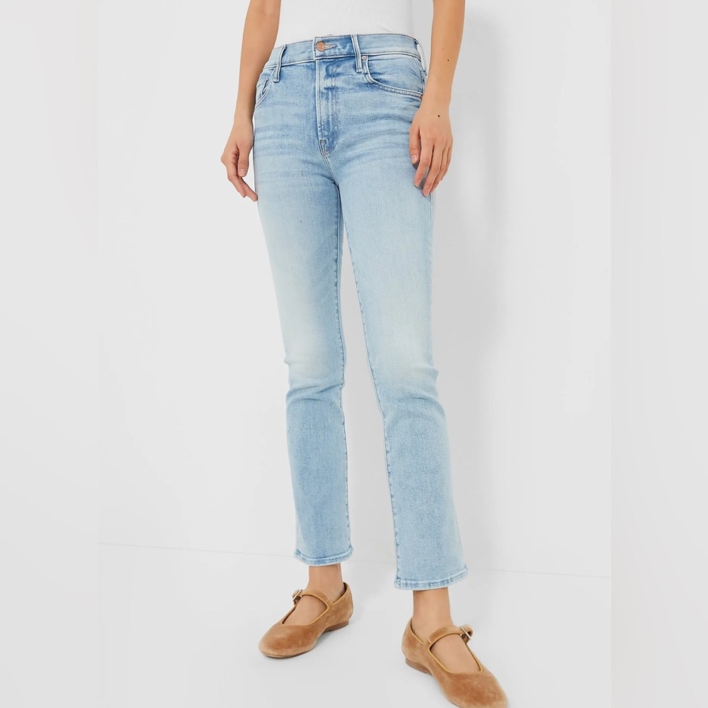 MOTHER Women's the Insider Flood jeans in Tea Time Sz 27